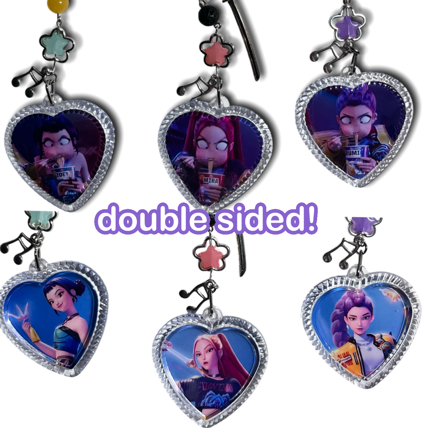 KPOP Demon Hunters Keychains
