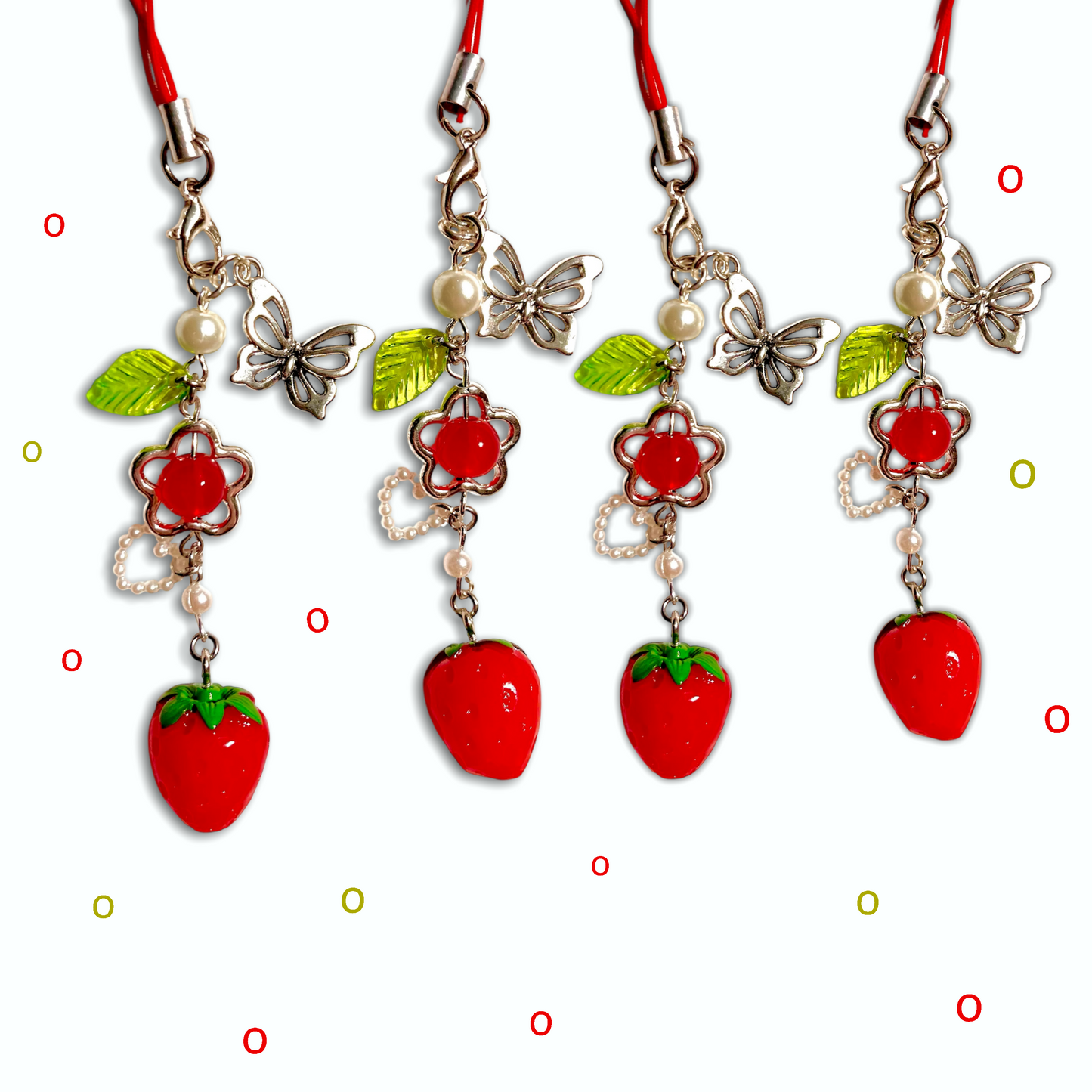 Strawberry phonecharm