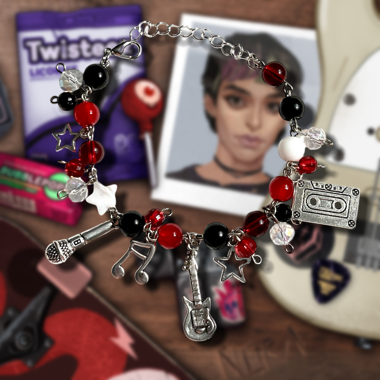 Lost Records charm bracelets
