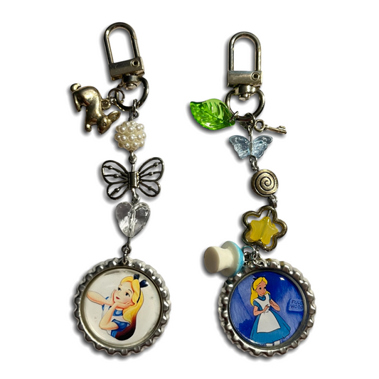 Alice in Wonderland keychains