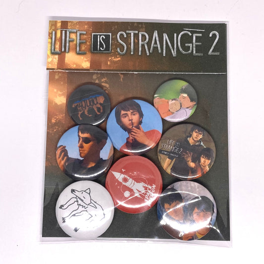 Life is Strange 2 pin pack 8pc