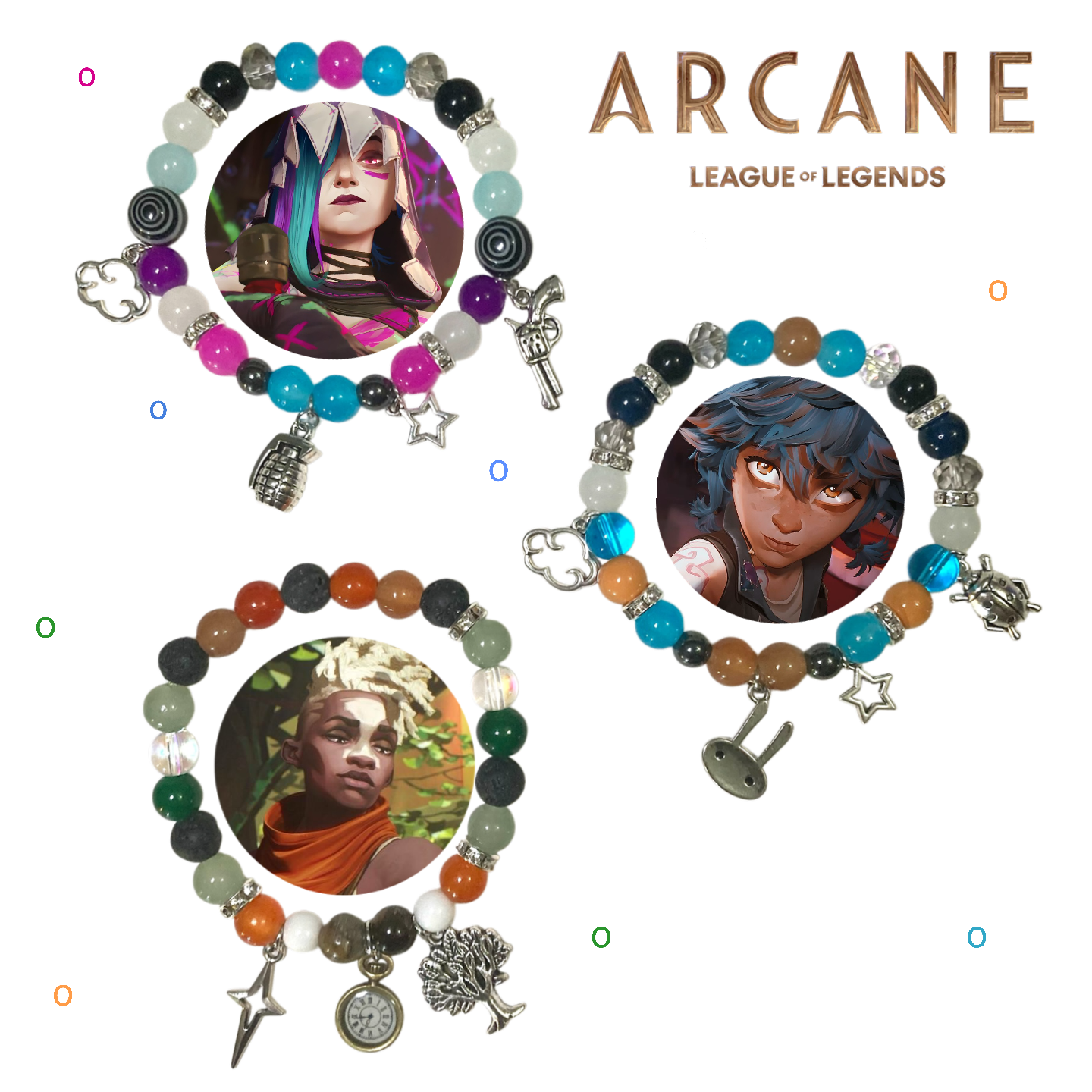 Arcane elastic bracelets