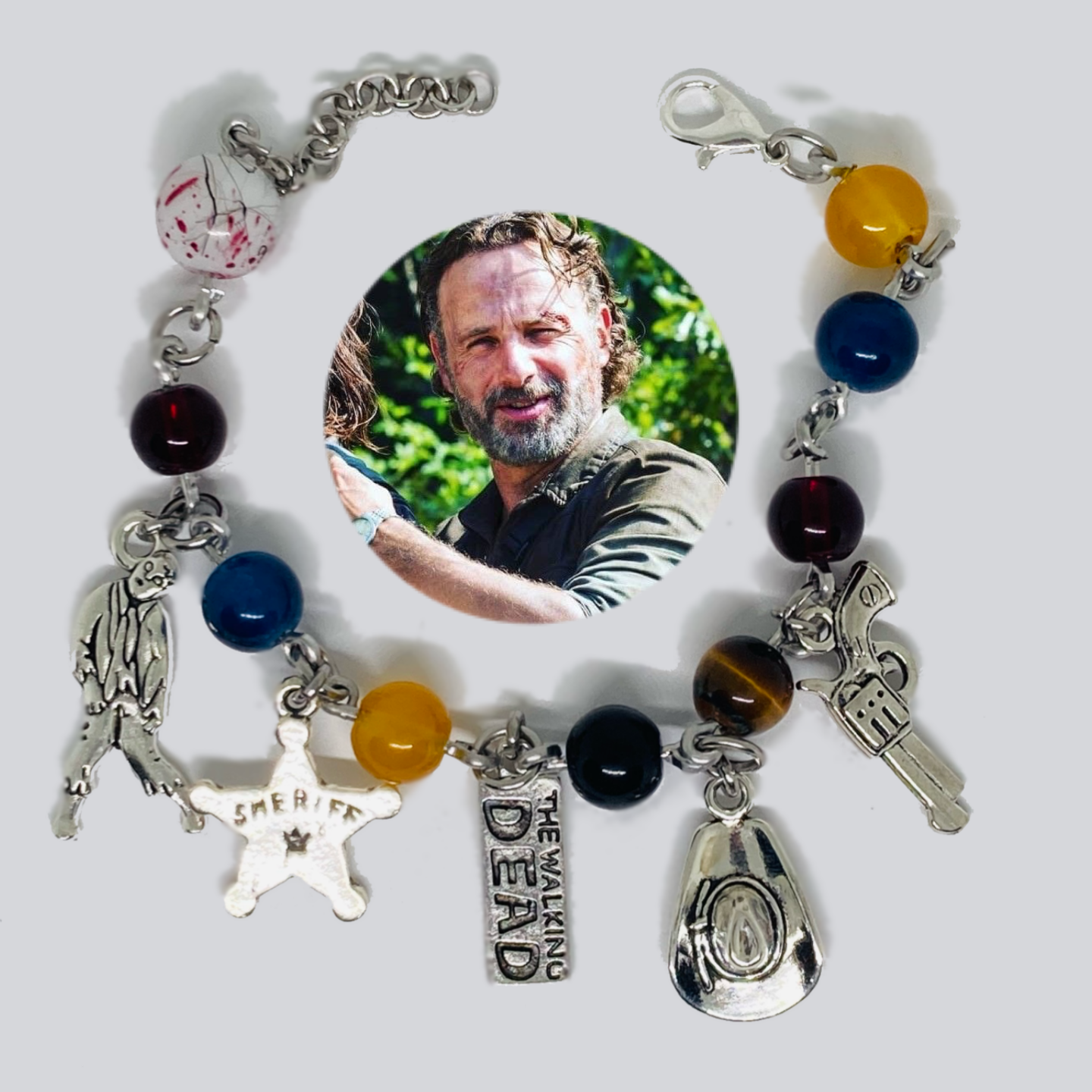 Rick & Daryl Matching Charm Bracelets