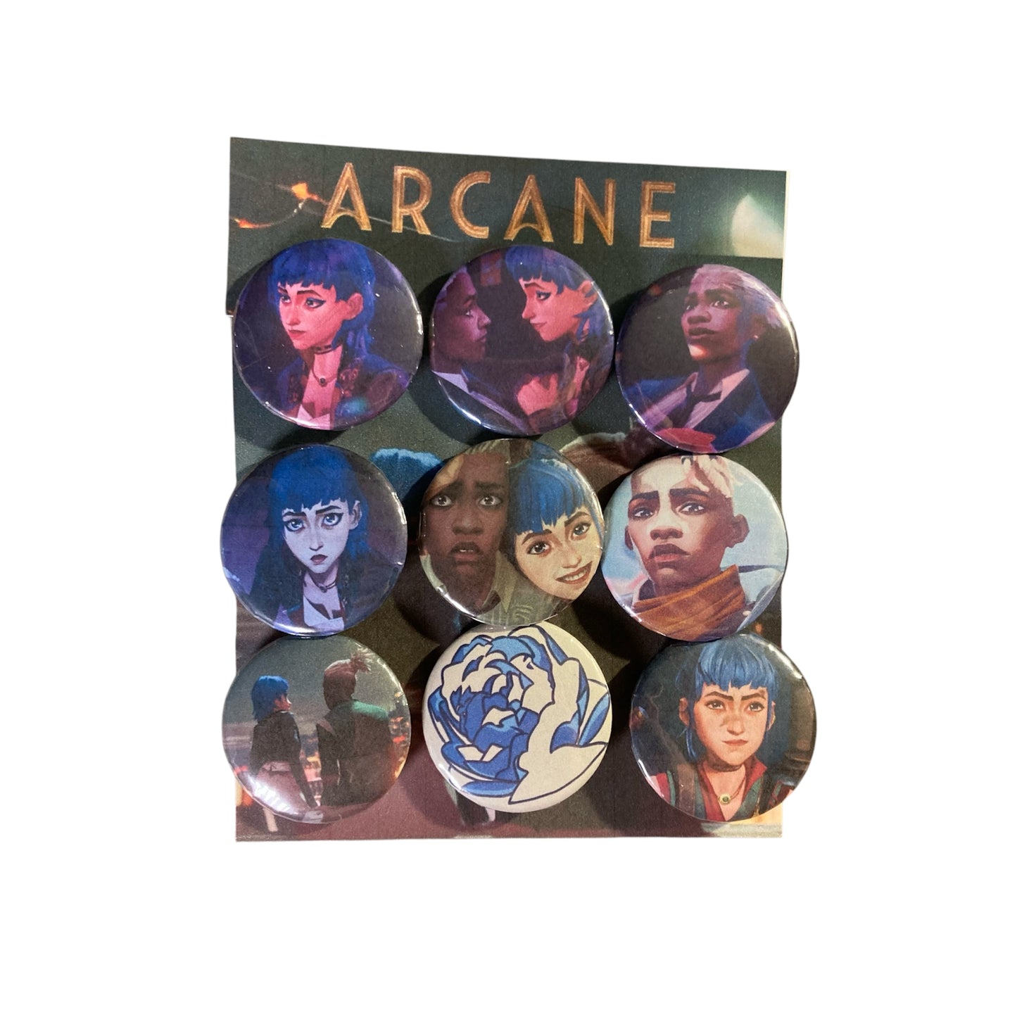 Arcane Ekko & Powder pin pack 9 pc