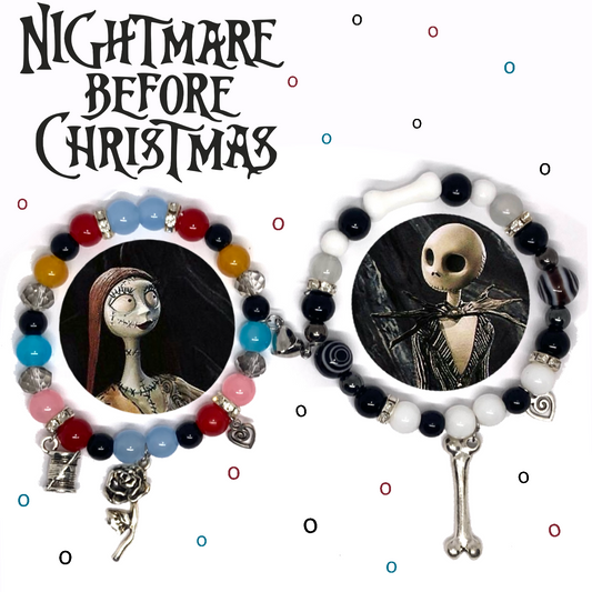 Jack & Sally matching bracelets