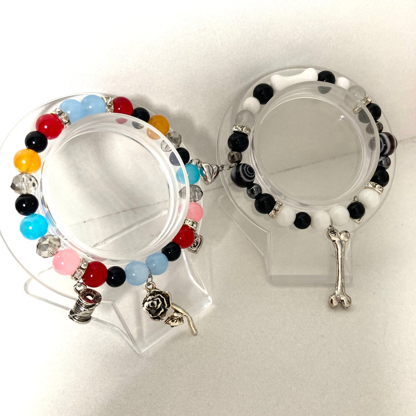 Jack & Sally matching bracelets