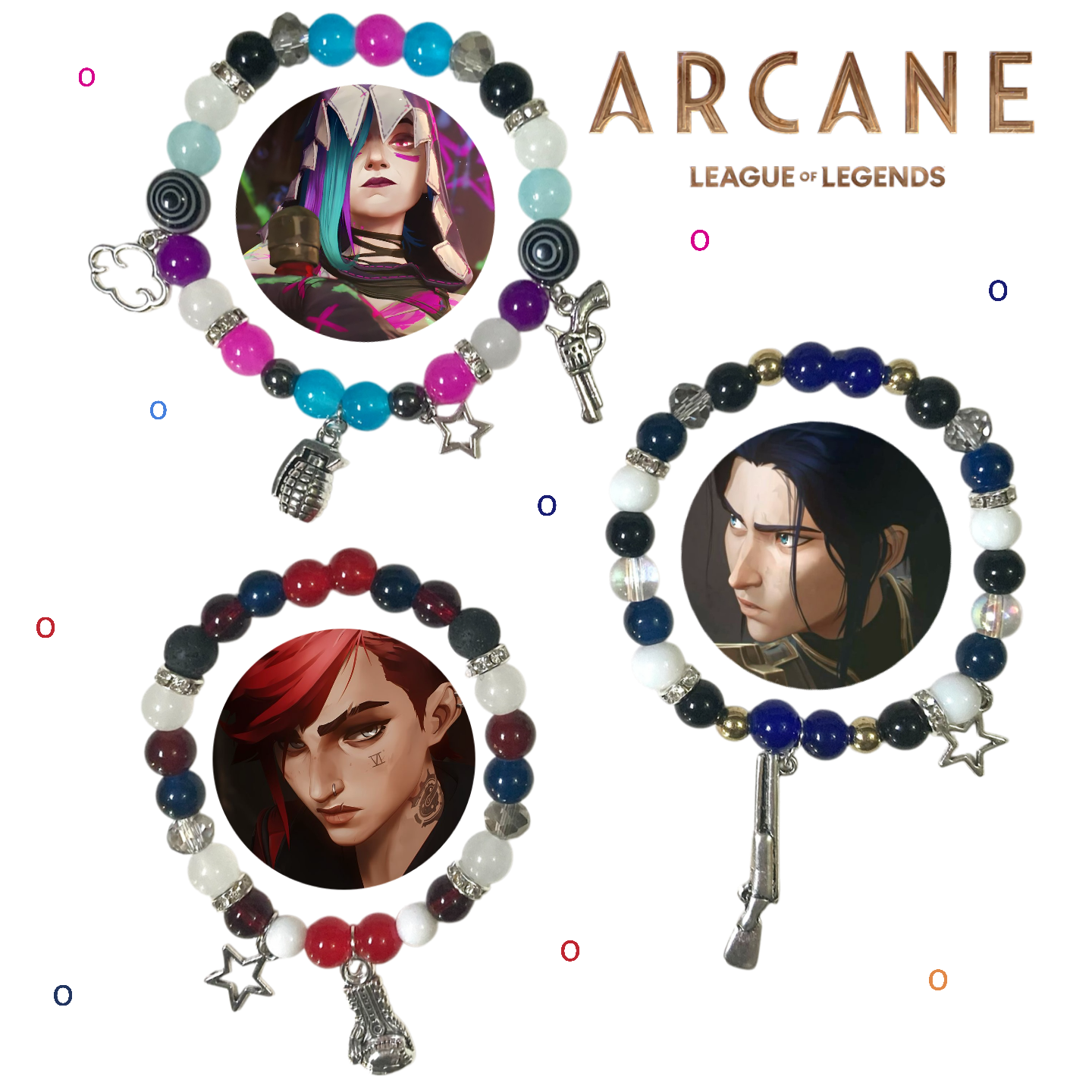 Arcane elastic bracelets