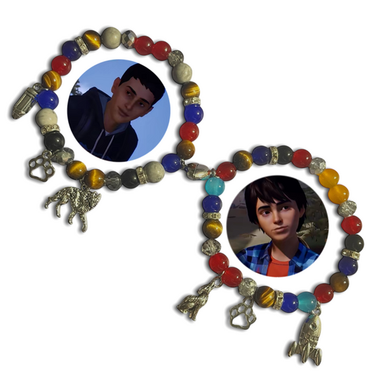Sean and Daniel matching bracelets