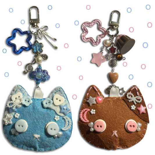 Felt Cat Keychains