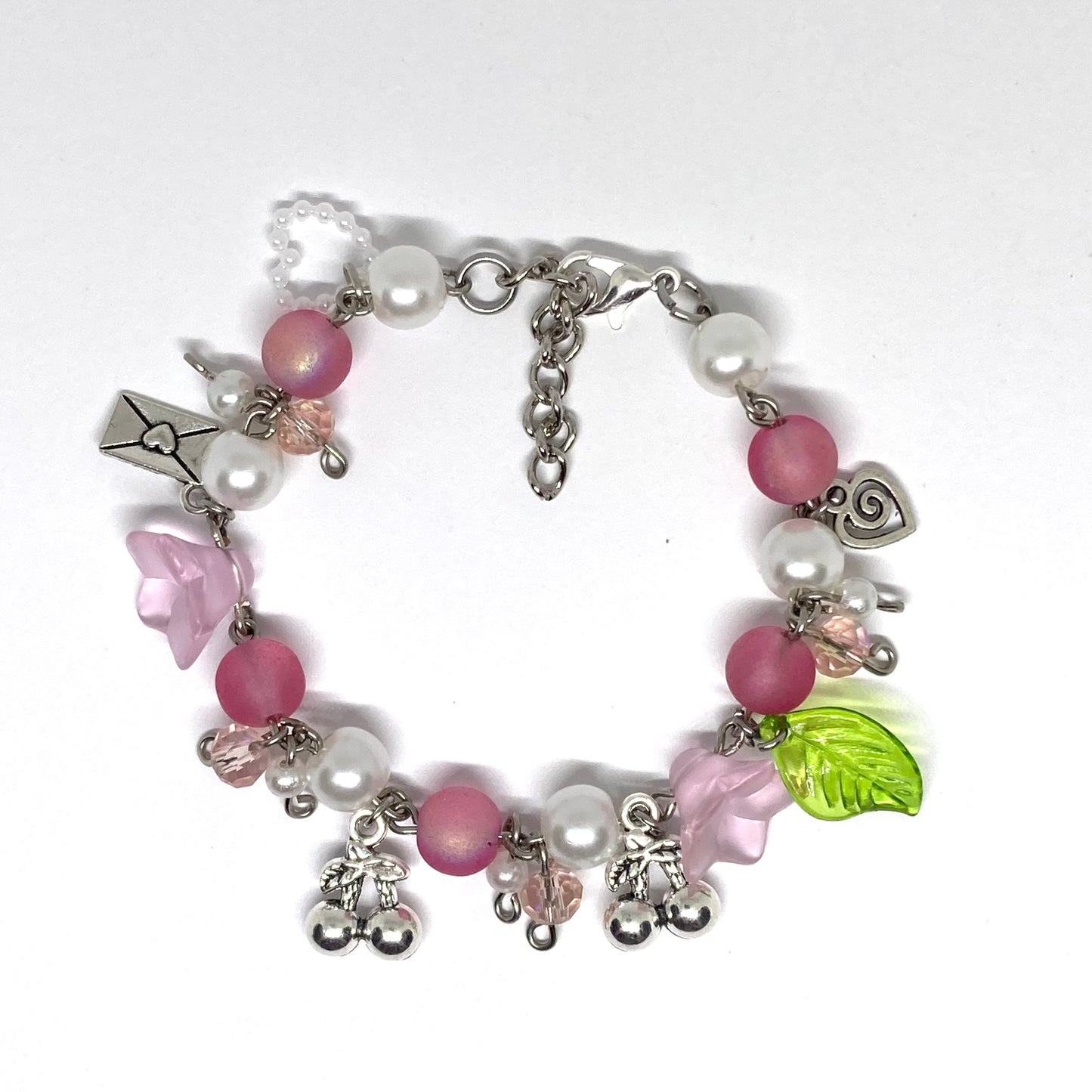 Cherry charm bracelet